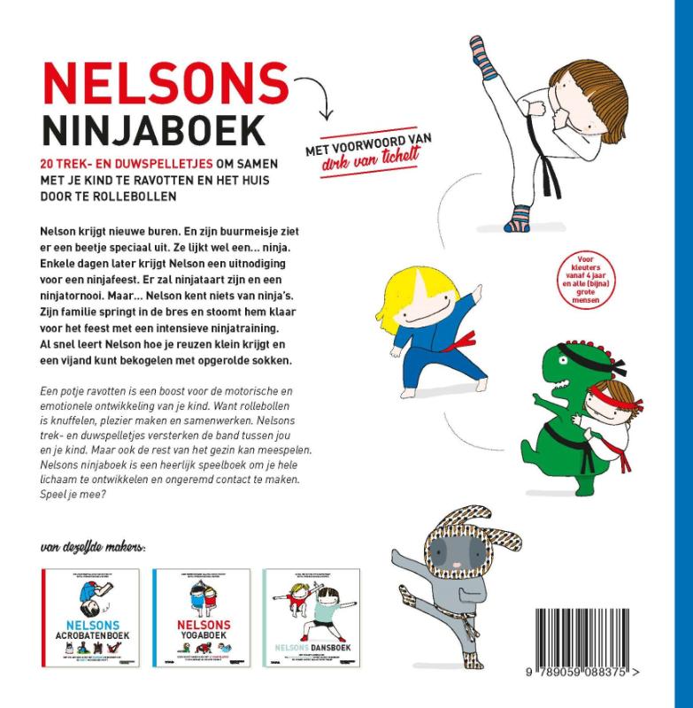 Nelsons Ninjaboek / Nelson achterkant