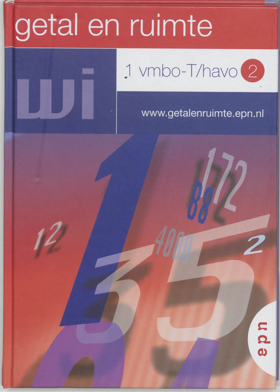 boekenbalie_9789011077287_cover Getal en ruimte 1 vmbo-t/havo 2 tekstboek