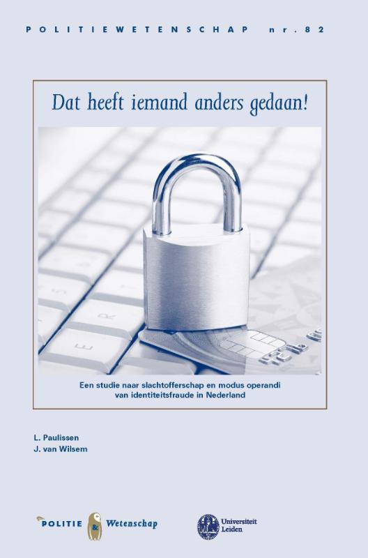 Politie & wetenschap 82 -   Dat heeft iemand anders gedaan