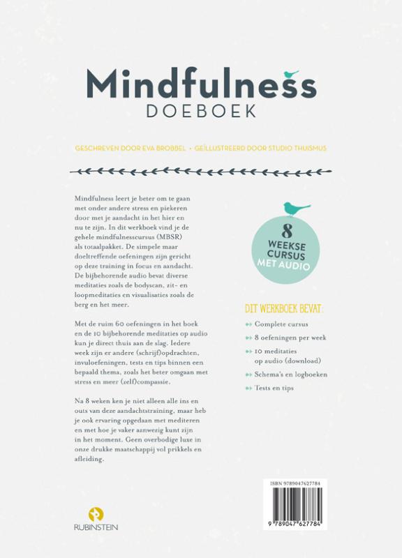 Mindfulness doeboek achterkant