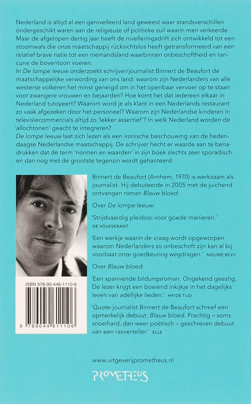 De lompe leeuw achterkant