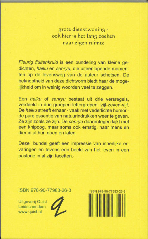 Fleurig Fluitenkruid achterkant