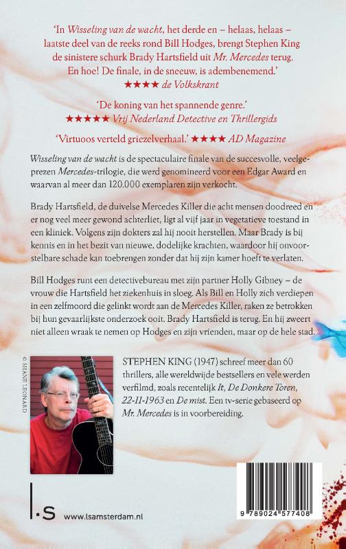 Wisseling van de wacht / Bill Hodges / 3 Wisseling van de wacht / Bill Hodges / 3 achterkant