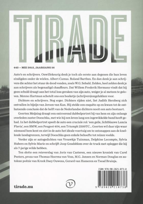 Tirade 443 / Tirade / 443 achterkant