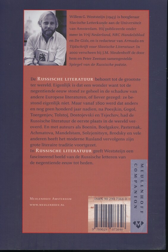 Russische literatuur / Meulenhoff Compendium achterkant