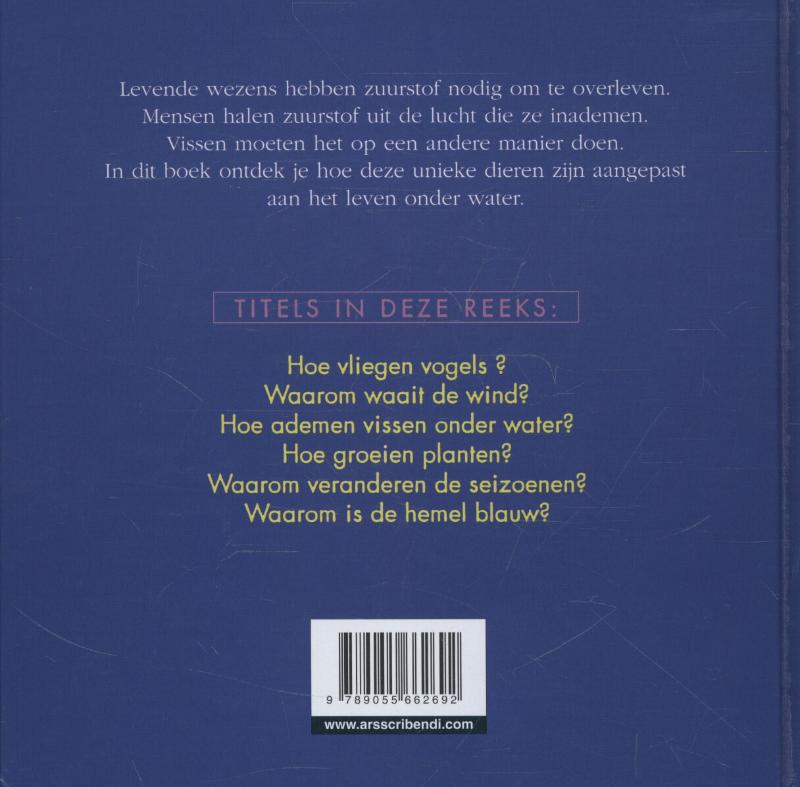 Hoe ademen vissen onder water? / Vertel eens Hoe ademen vissen onder water? / Vertel eens achterkant