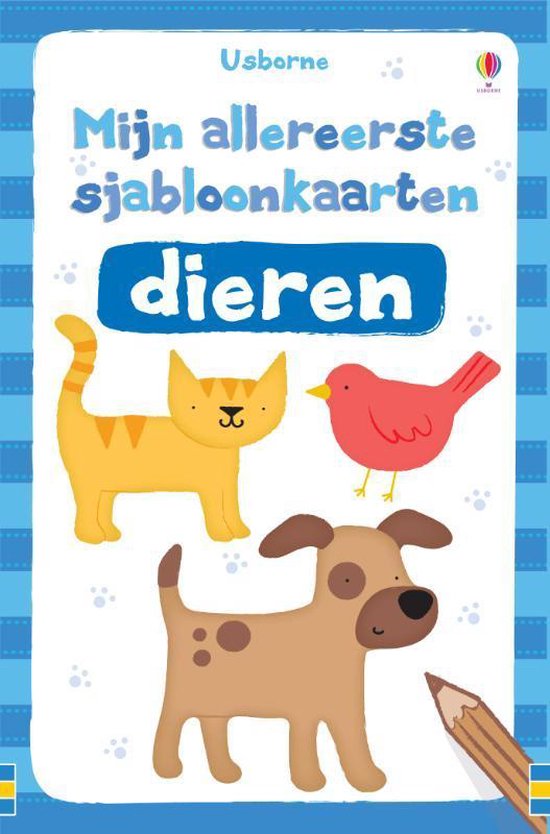 Mijn allereerste sjabloonkaarten sjabloonkaarten: dieren