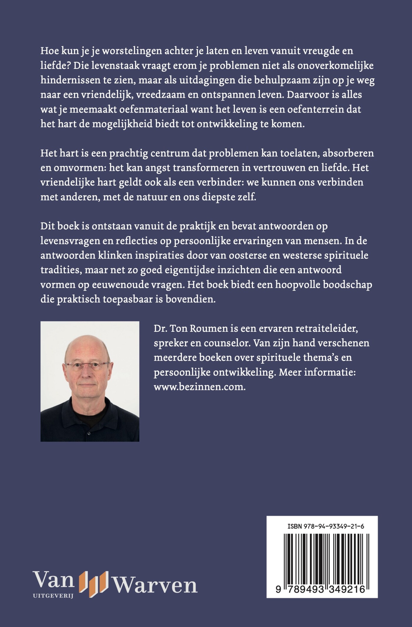 Een vriendelijk hart achterkant