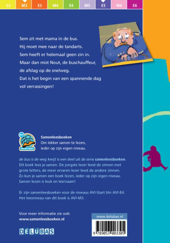 De bus is de weg kwijt / Samenleesboeken achterkant