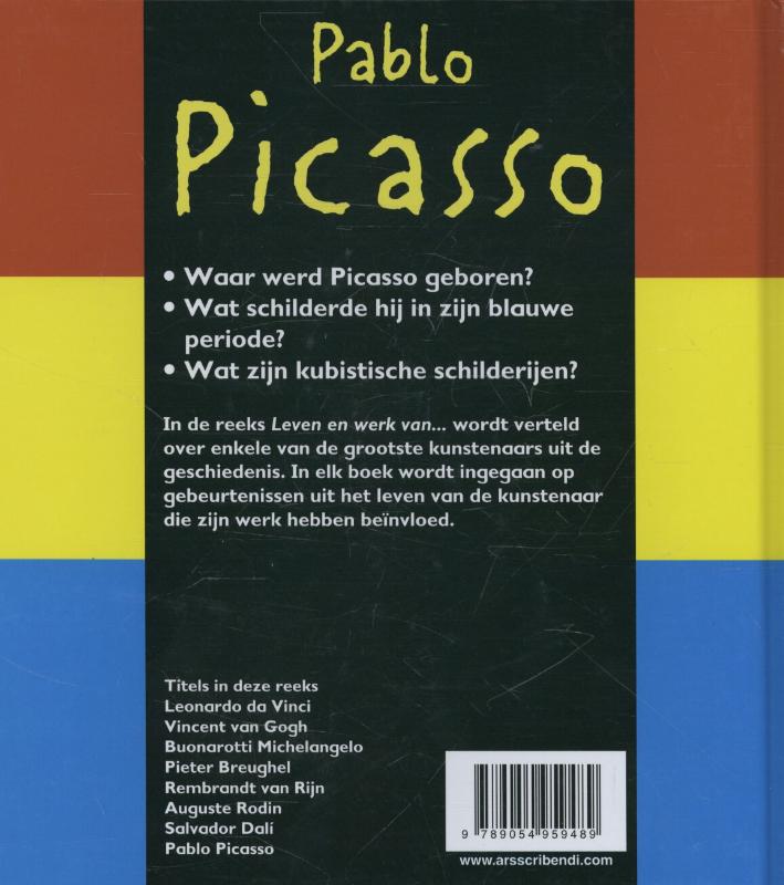 Het leven en werk van... - Pablo Picasso achterkant