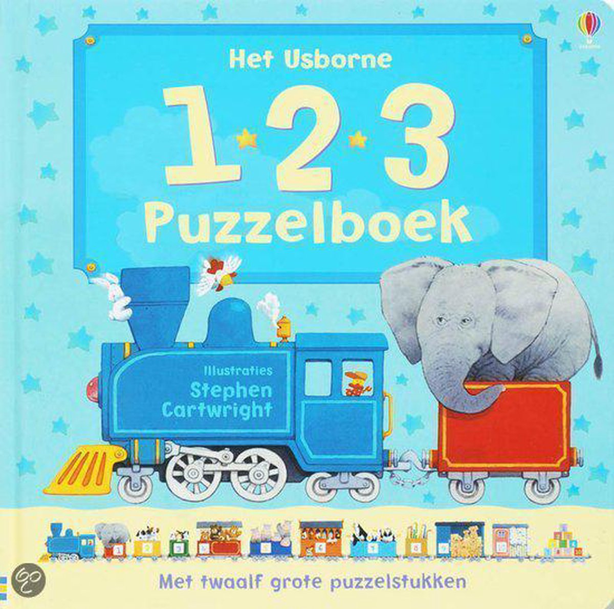 Het 1 2 3 Trein puzzel boek