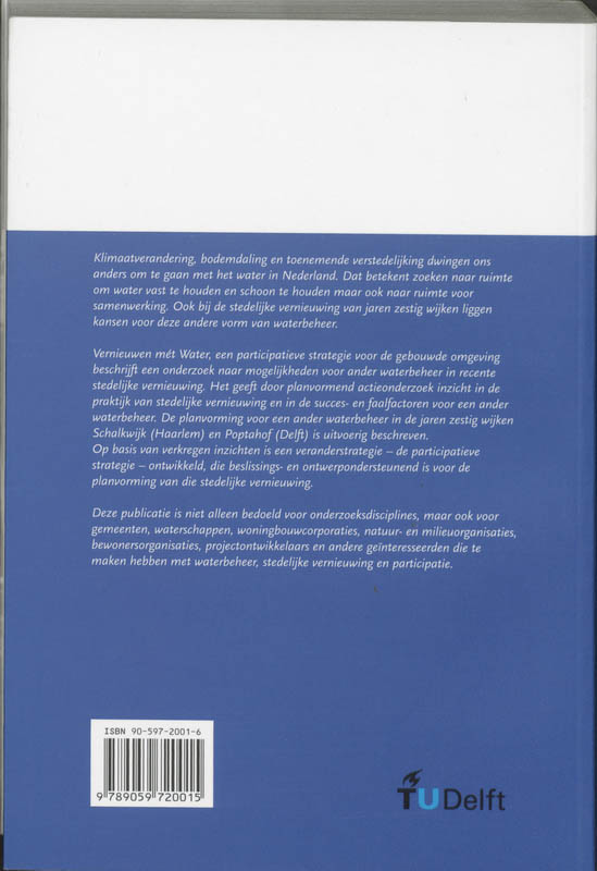 Vernieuwen Met Water achterkant
