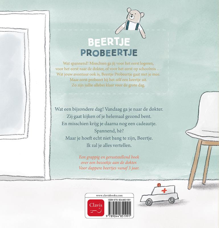 Beertje Probeertje gaat naar de dokter / Beertje Probeertje achterkant