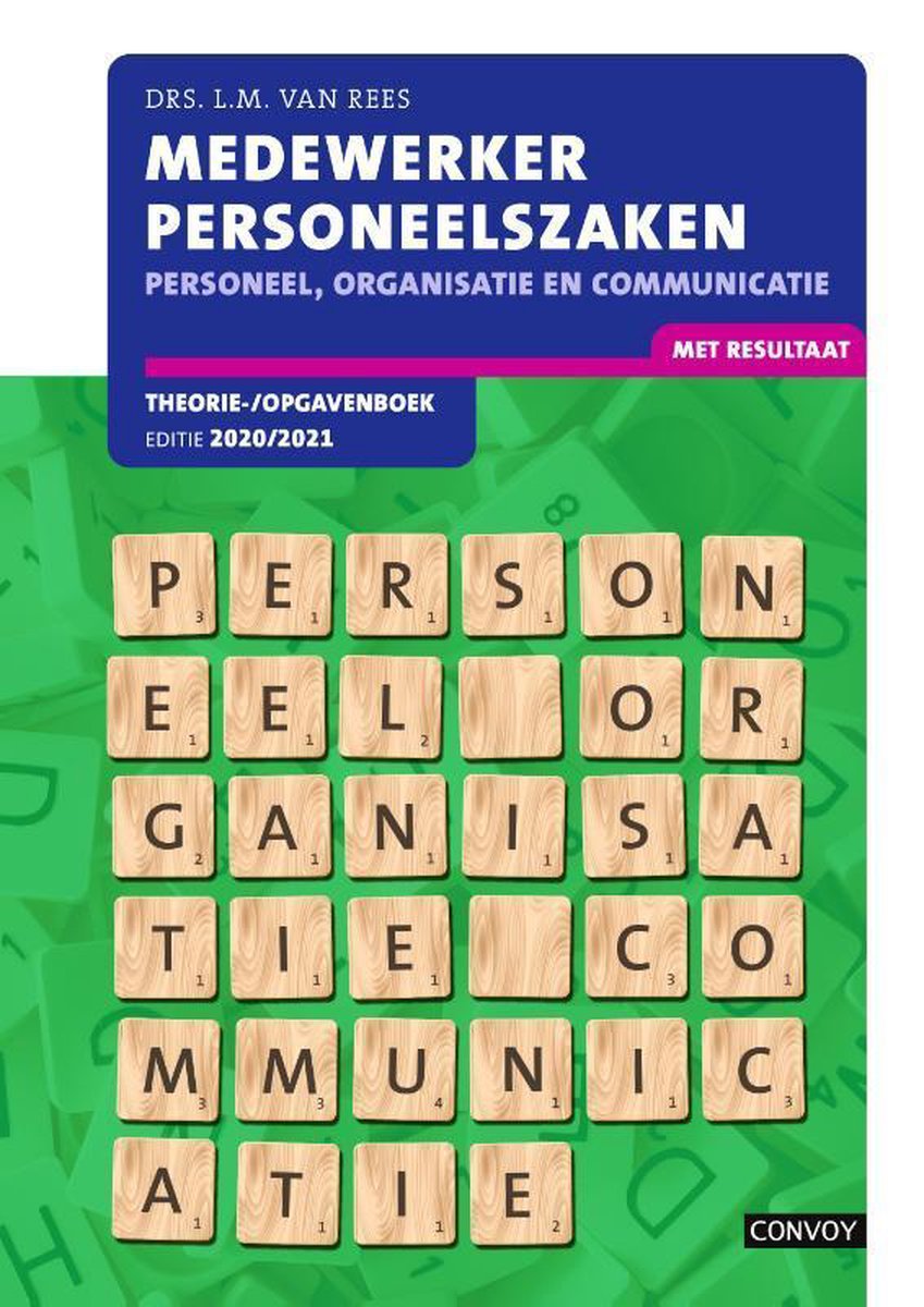 Medewerker personeelszaken 2020-2021 Theorie-/opgavenboek