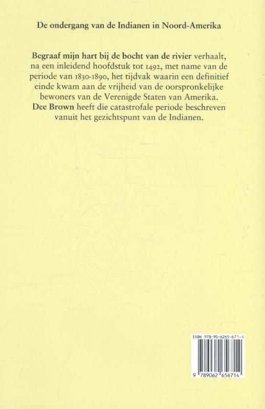 Begraaf mijn hart bij de bocht van de rivier achterkant