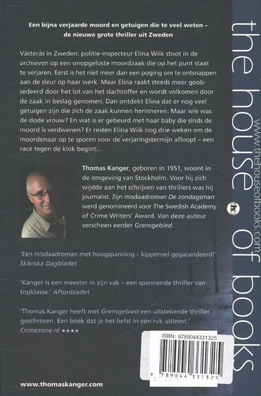 De zondagsman achterkant