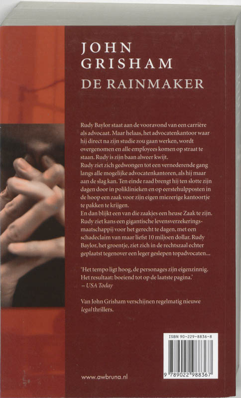 De rainmaker De rainmaker achterkant