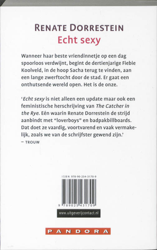 Echt sexy / Pandora pockets achterkant