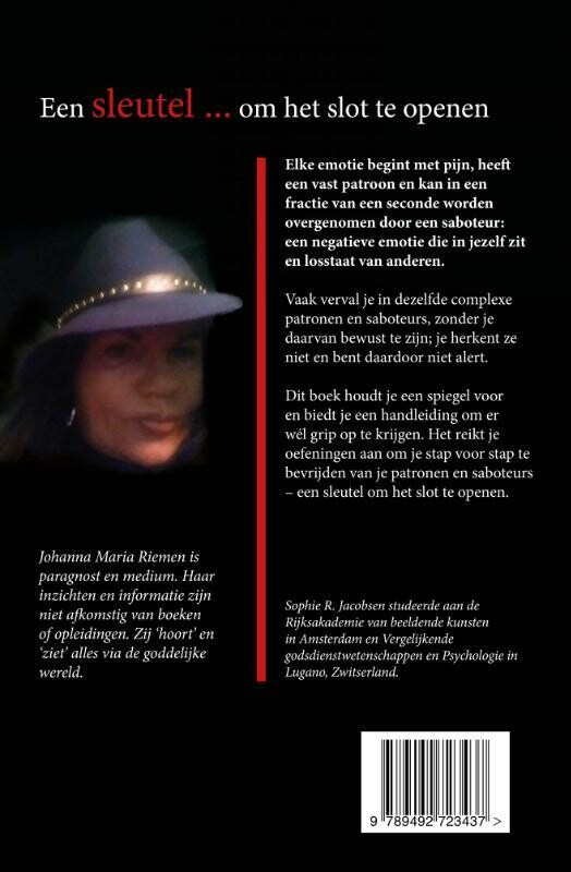 Een sleutel ... om het slot te openen achterkant