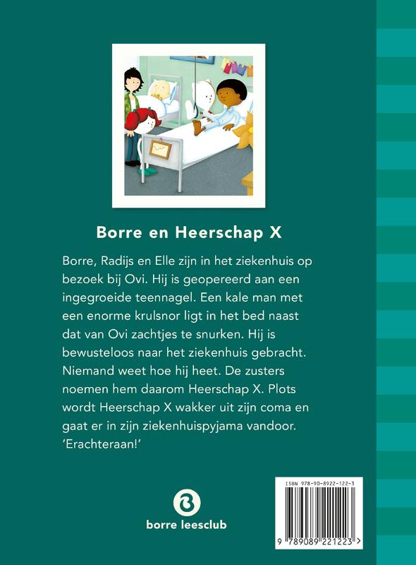 De Gestreepte Boekjes  -   Borre en Heerschap X achterkant