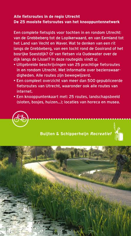 Alle fietsroutes in de regio Utrecht achterkant