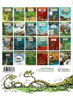 Een groene val / Marsupilami / 23 achterkant