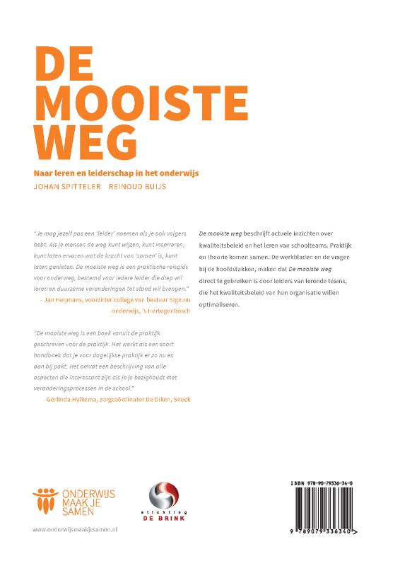 De mooiste weg achterkant