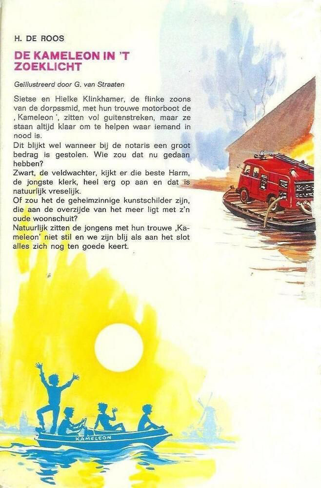 De Kameleon in 't zoeklicht / Kameleon achterkant