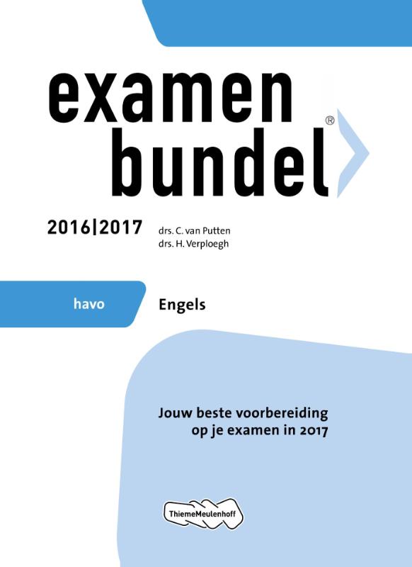 Examenbundel havo Engels 2016/2017
