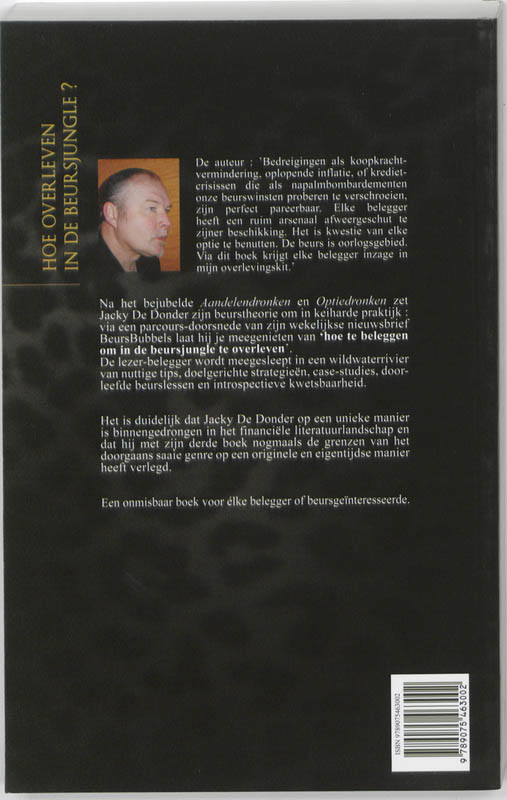 Hoe overleven in de beursjungle? achterkant