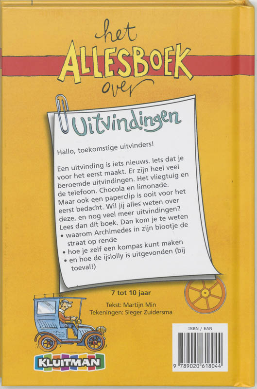 Het allesboek over uitvindingen / Het allesboek over achterkant