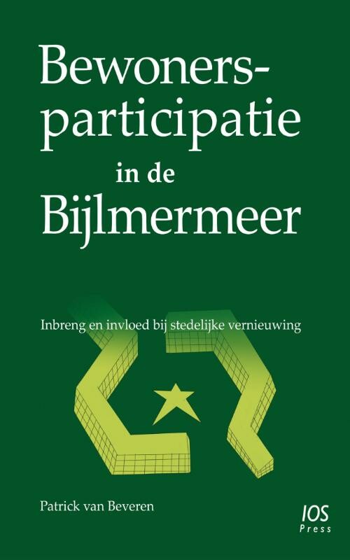Patrick van Beveren Bewonersparticipatie In De Bijlmermeer