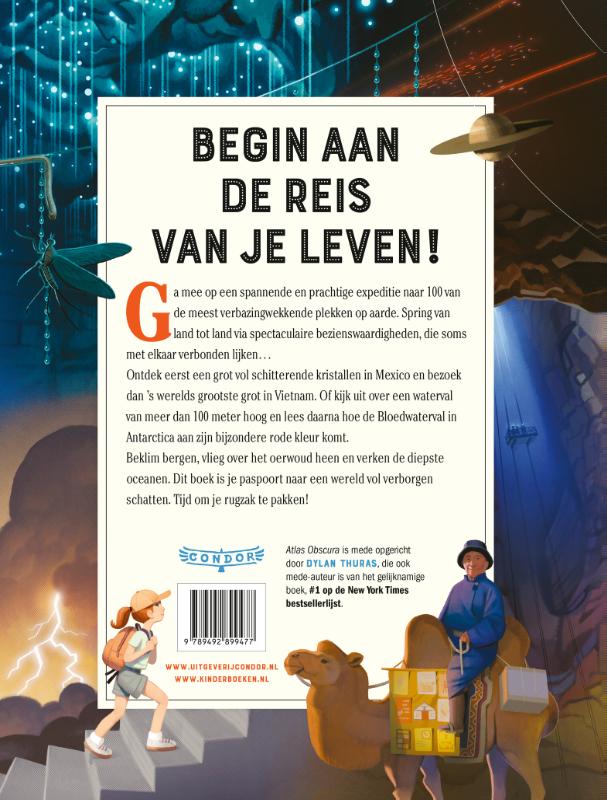 Atlas obscura voor de jonge ontdekkingsreiziger achterkant