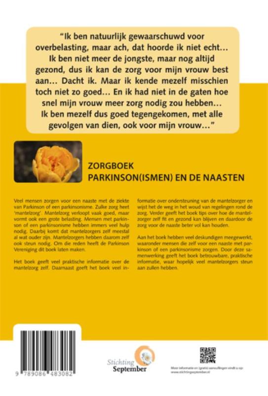 Zorgboek Parkinson(ismen) en de naasten / Zorgboek achterkant