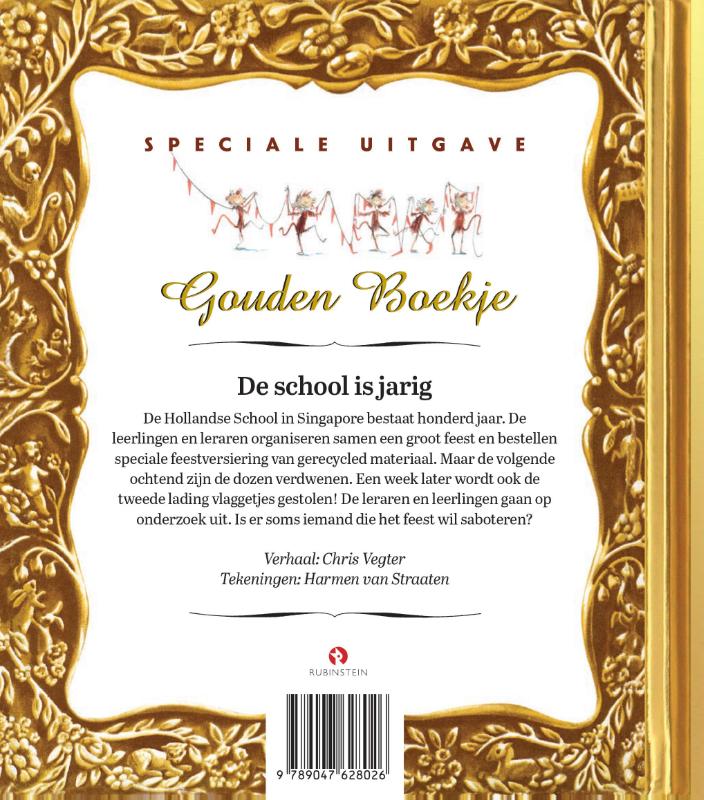 De school is jarig / Gouden Boekjes achterkant