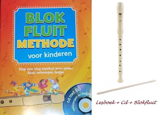 Blokfluit methode voor kinderen + CD