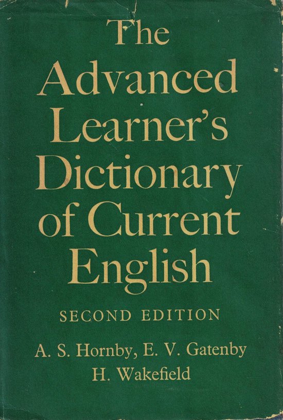 Th Advanceed Learner's Dictionary of Current English
