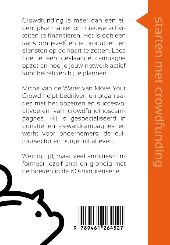 Starten met crowdfunding in 60 minuten / Digitale trends en tools in 60 minuten achterkant
