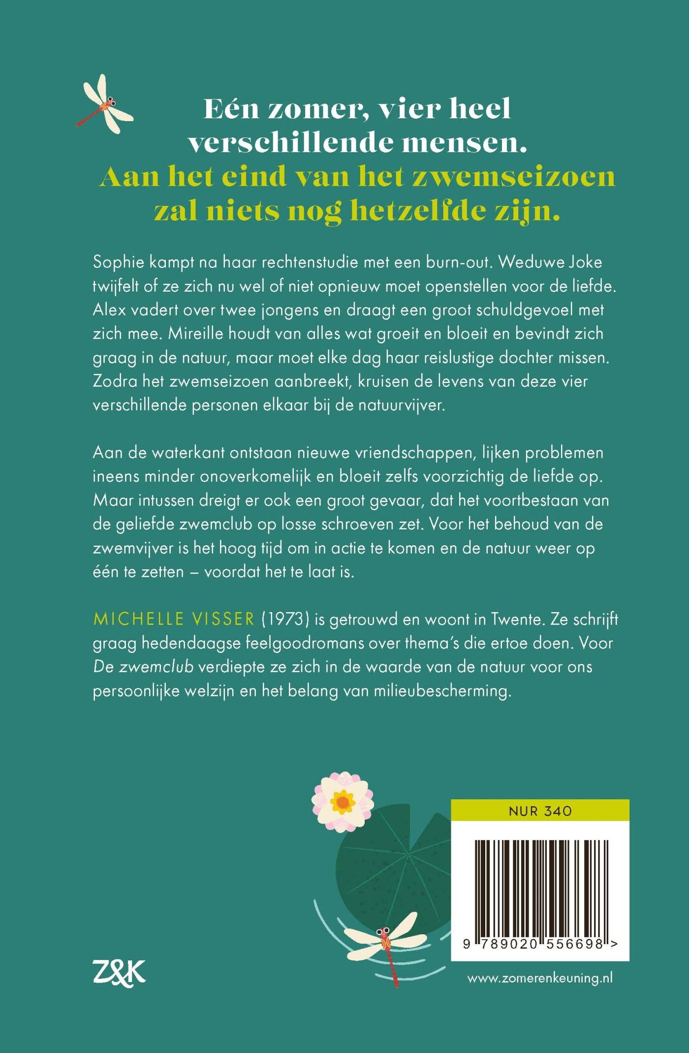 De zwemclub achterkant