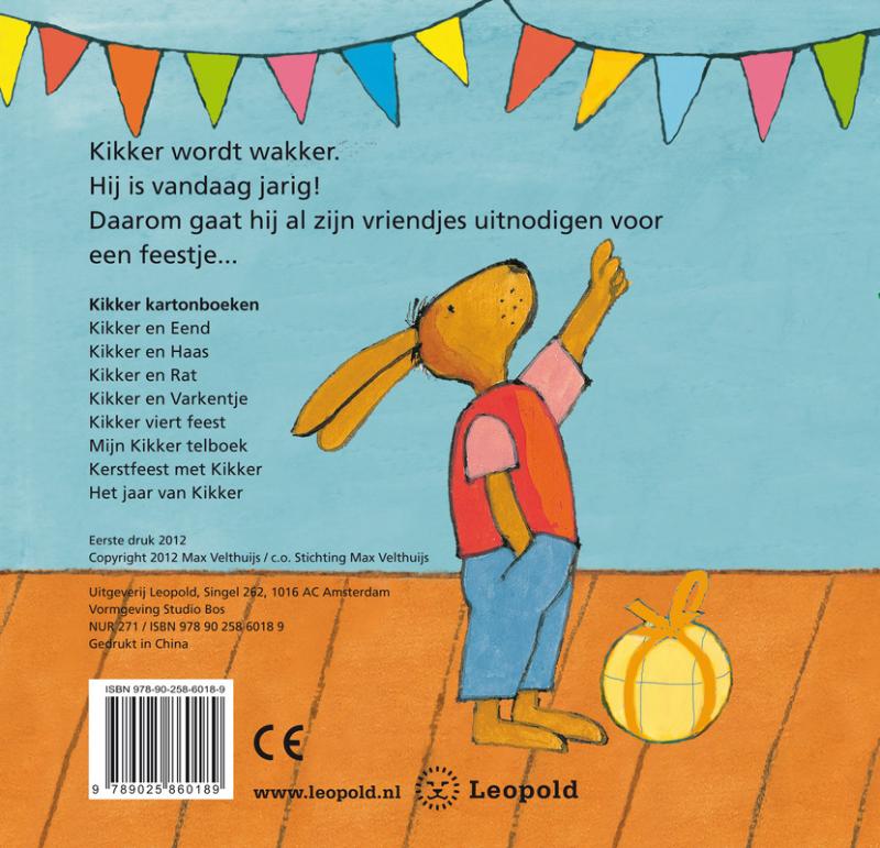 Kikker is jarig / Kikker kartonboekjes achterkant