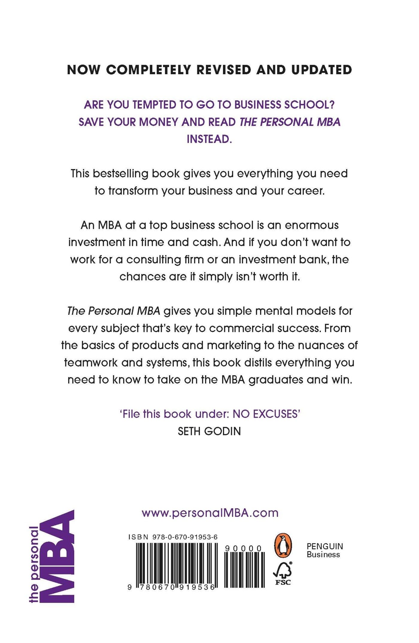 The Personal MBA achterkant