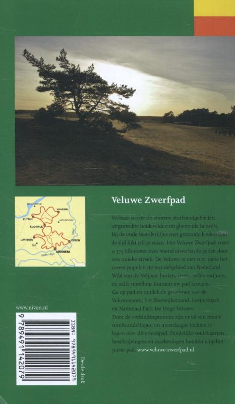 Veluwe Zwerfpad / Streekpad / 16 achterkant