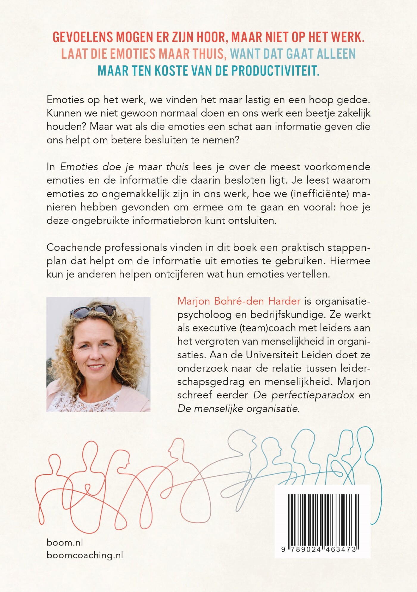 Emoties doe je maar thuis achterkant