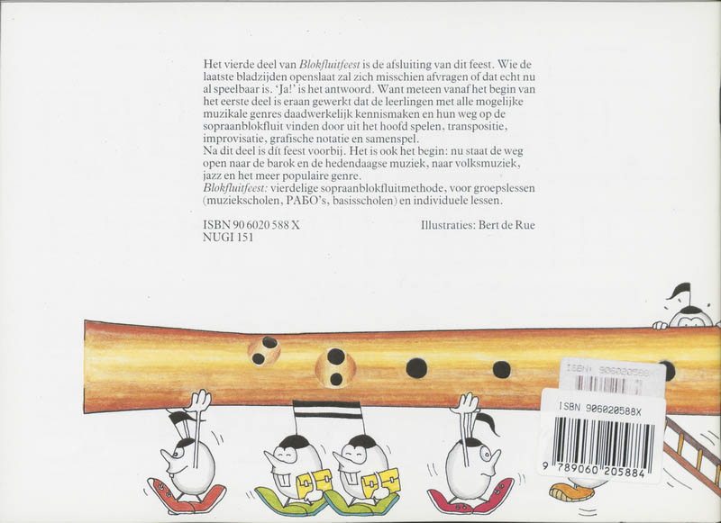 Blokfluitfeest 4 achterkant