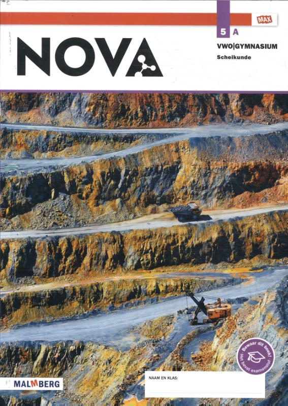 leerjaar 5 vwo/gymnasium scheikunde / Nova / Leeropdrachtenboek A