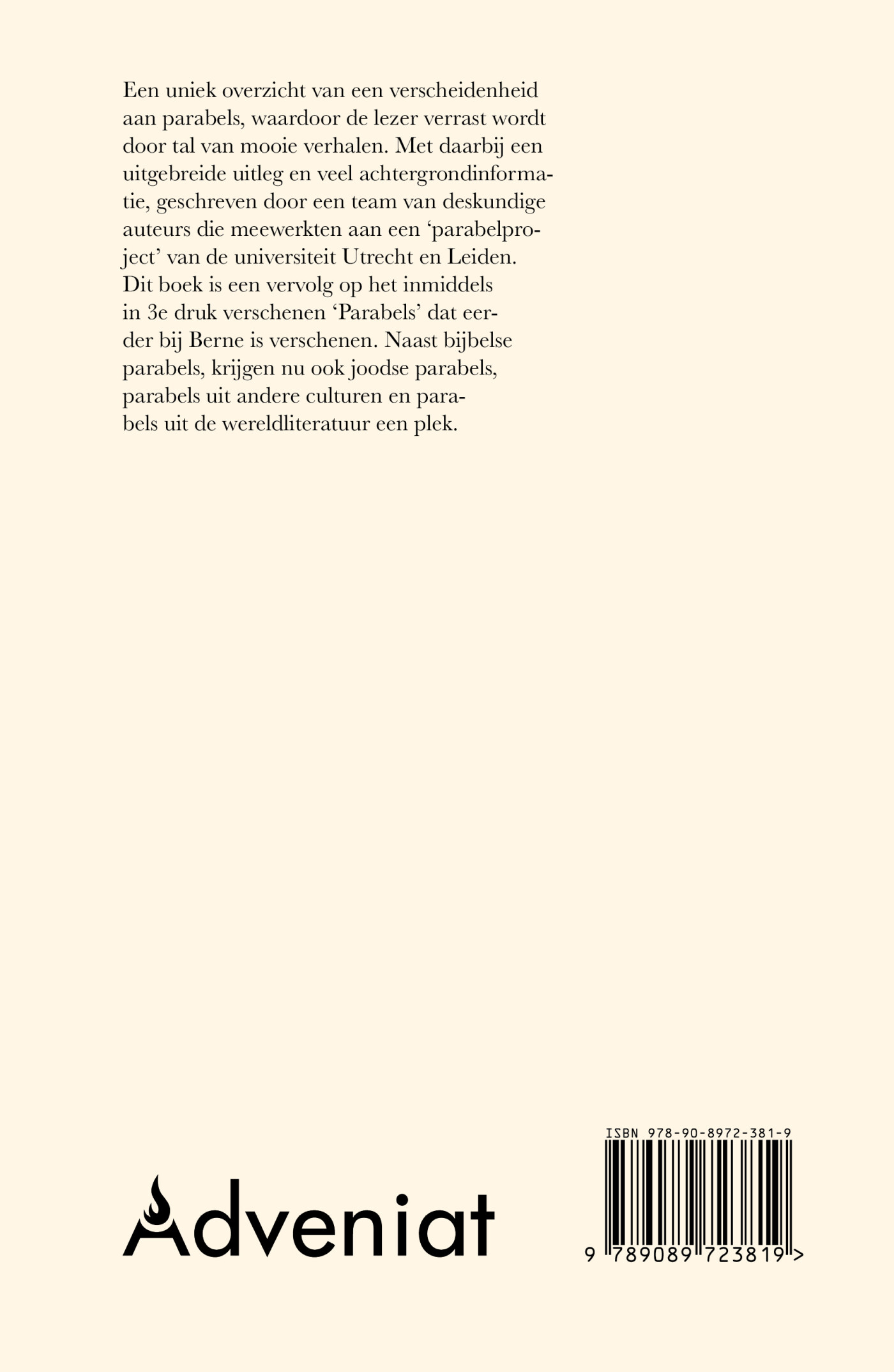 Parels van wijsheid achterkant