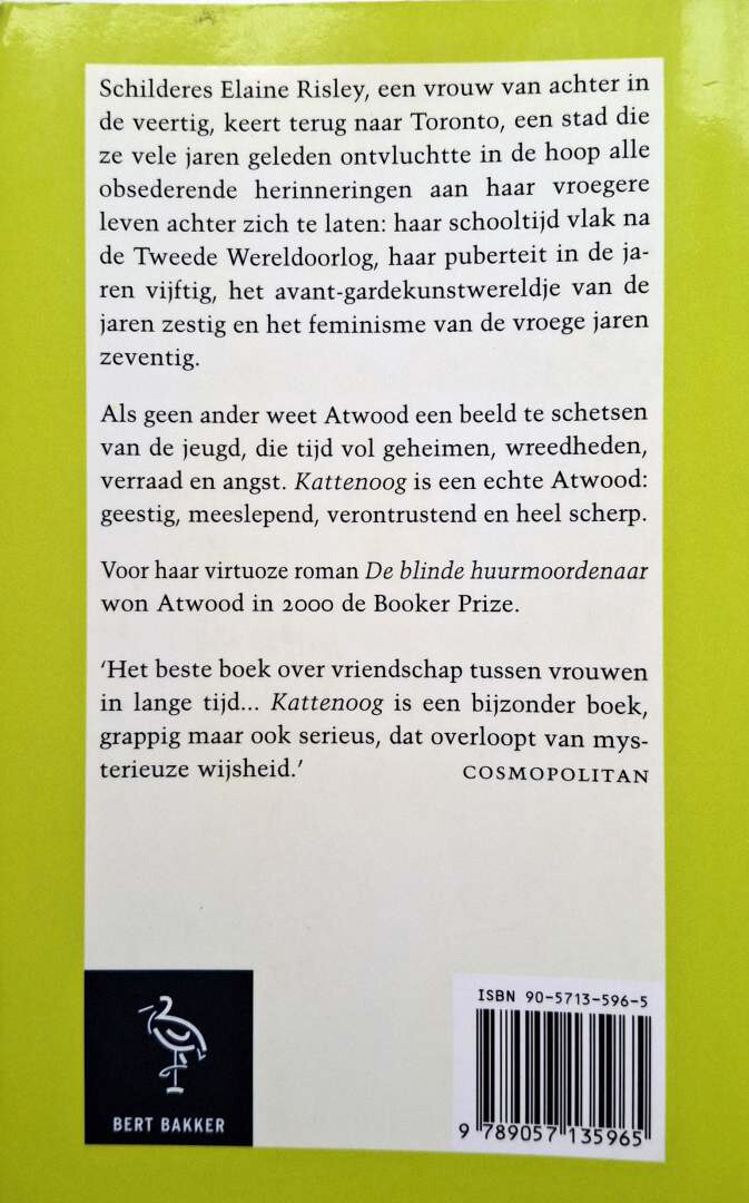 Kattenoog / Ooievaar achterkant