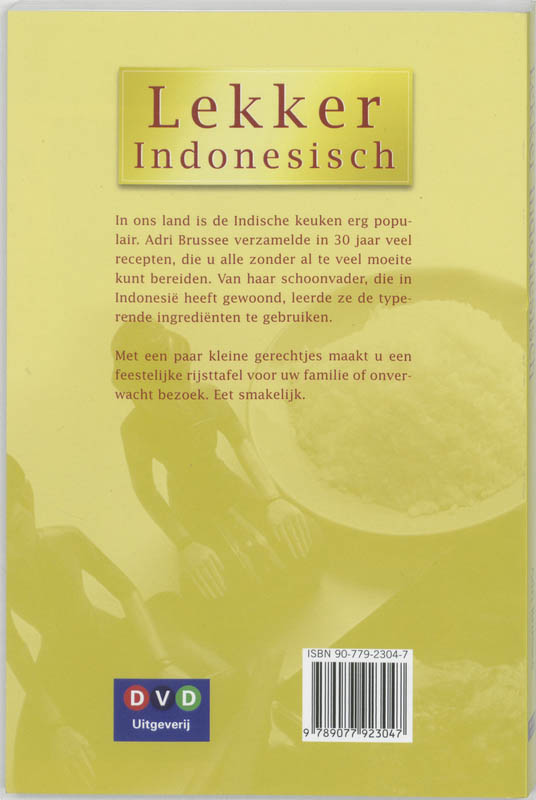 Lekker Indonesisch achterkant