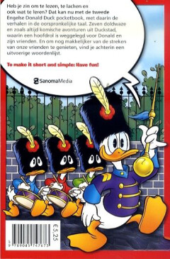 Donald Duck pocketbook 2 / Donald Duck pocketbook / 2 achterkant