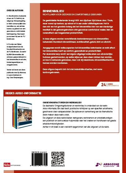 Arbo-info 24 -  Binnenmilieu 2013 achterkant